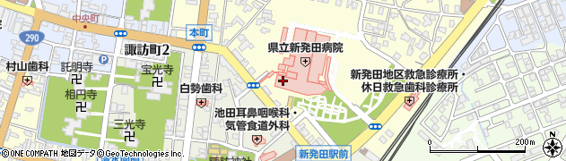 有限会社北弁　新潟県立新発田病院食堂周辺の地図