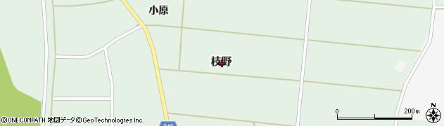 宮城県角田市枝野周辺の地図