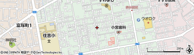 新潟県新発田市住吉町周辺の地図