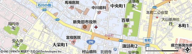 ワンパーク新発田（第四北越銀行新発田支店）駐車場周辺の地図