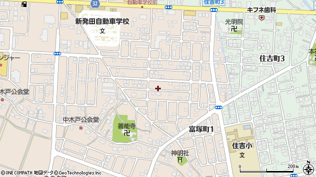 〒957-0062 新潟県新発田市富塚町の地図