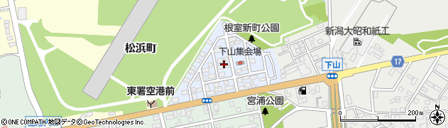 新潟県新潟市東区根室新町周辺の地図