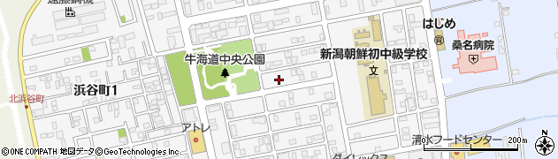 新潟県新潟市東区空港西周辺の地図