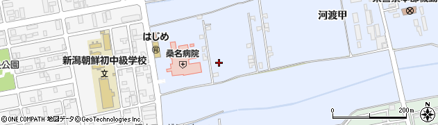 新潟県新潟市東区河渡甲周辺の地図