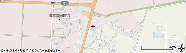 フラット７　Ｒ１３号米沢周辺の地図