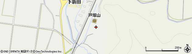 山形県米沢市上新田（松原台）周辺の地図