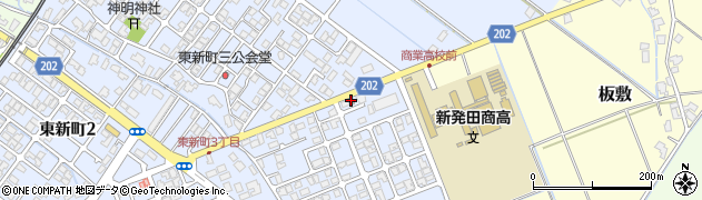 新発田東新町簡易郵便局周辺の地図