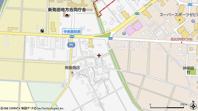 〒957-0072 新潟県新発田市日渡の地図