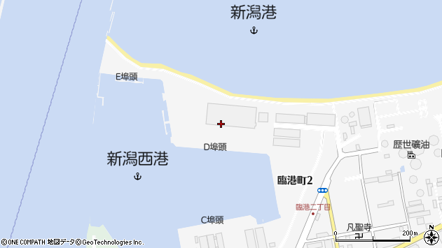 〒950-0041 新潟県新潟市東区臨港町の地図