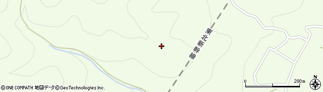 宮城県白石市斎川愛宕山周辺の地図
