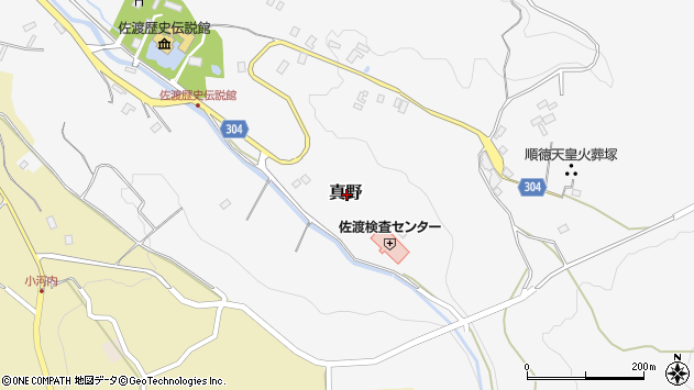 〒952-0313 新潟県佐渡市真野の地図