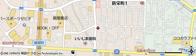 コパ新栄町周辺の地図