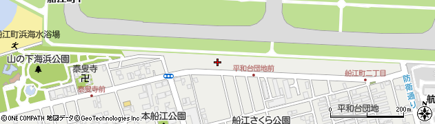 船江空港公園周辺の地図