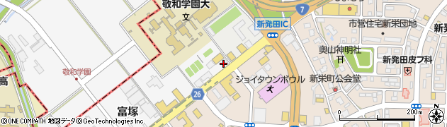 新潟県新発田市富塚周辺の地図