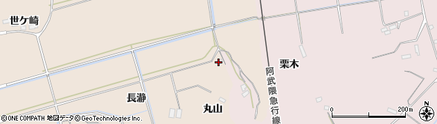 宮城県角田市小田（丸山）周辺の地図