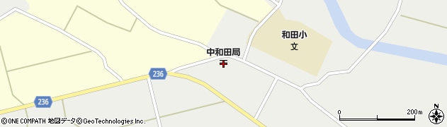 中和田郵便局 ＡＴＭ周辺の地図