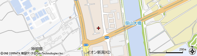 新潟県新潟市北区笹山東周辺の地図