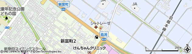 新潟県新発田市東塚ノ目周辺の地図