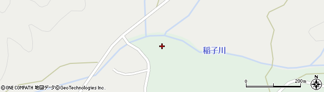 稲子川周辺の地図