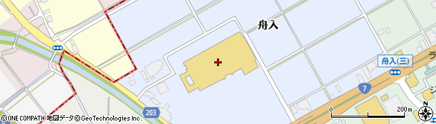 コメリパワー新発田店　グリーンカウンター周辺の地図