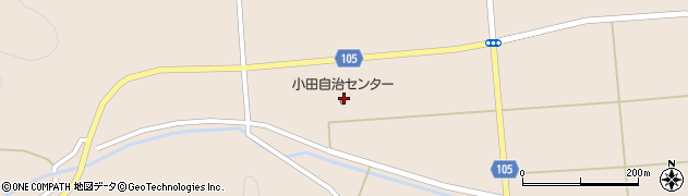 宮城県角田市小田（福田）周辺の地図
