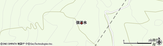 宮城県白石市斎川強清水周辺の地図