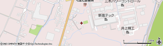 山形県米沢市窪田町窪田字大豆田周辺の地図