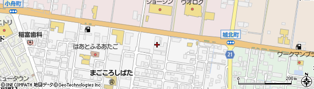 株式会社吉運堂新発田店周辺の地図