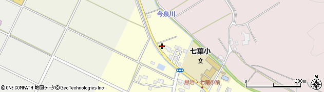 新潟県新発田市黒岩42周辺の地図