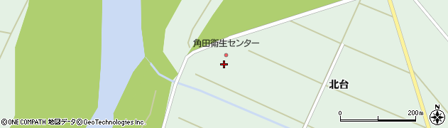 宮城県角田市枝野北大坊周辺の地図