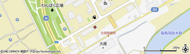 新潟交通株式会社　新潟北部営業所周辺の地図