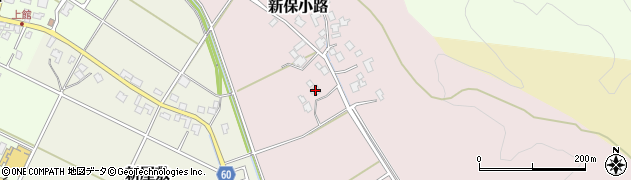 新潟県新発田市新保小路302周辺の地図