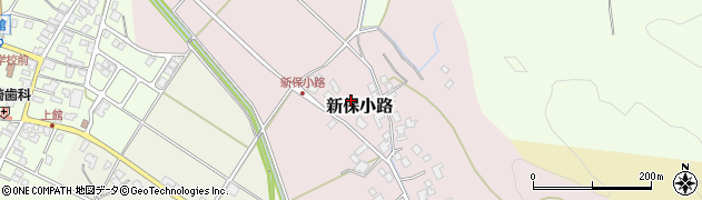 新潟県新発田市新保小路周辺の地図