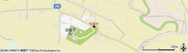 妙宣寺周辺の地図