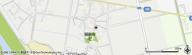 新潟県新発田市向中条400周辺の地図