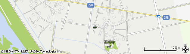 新潟県新発田市向中条2519周辺の地図
