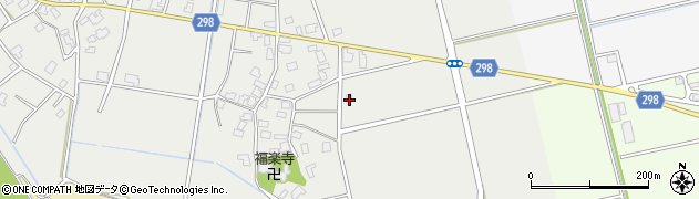 新潟県新発田市向中条2497周辺の地図