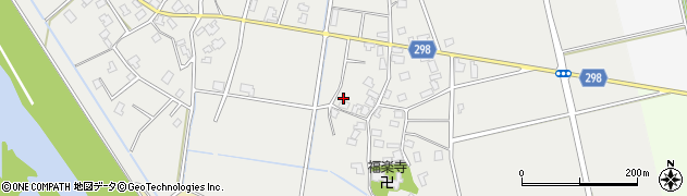 新潟県新発田市向中条1121周辺の地図