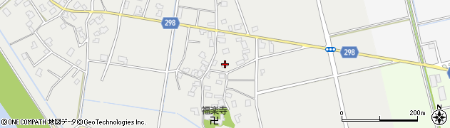 新潟県新発田市向中条1142周辺の地図