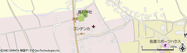 新潟県佐渡市長石周辺の地図
