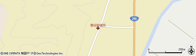 菅谷診療所周辺の地図