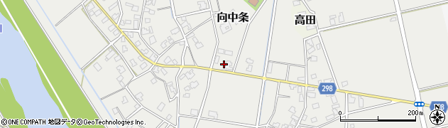 新潟県新発田市向中条909周辺の地図