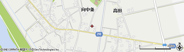 新潟県新発田市向中条2826周辺の地図