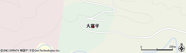 宮城県刈田郡七ヶ宿町大貫平周辺の地図