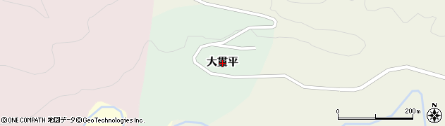 宮城県七ヶ宿町（刈田郡）大貫平周辺の地図