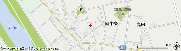 新潟県新発田市向中条950周辺の地図