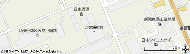 天龍木材株式会社　新潟営業所周辺の地図