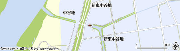 宮城県角田市藤田（中谷地）周辺の地図