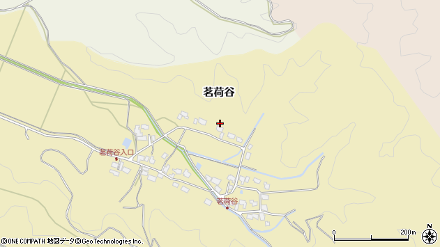〒959-2442 新潟県新発田市茗荷谷の地図