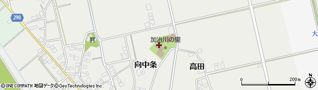 新潟県新発田市向中条2844周辺の地図